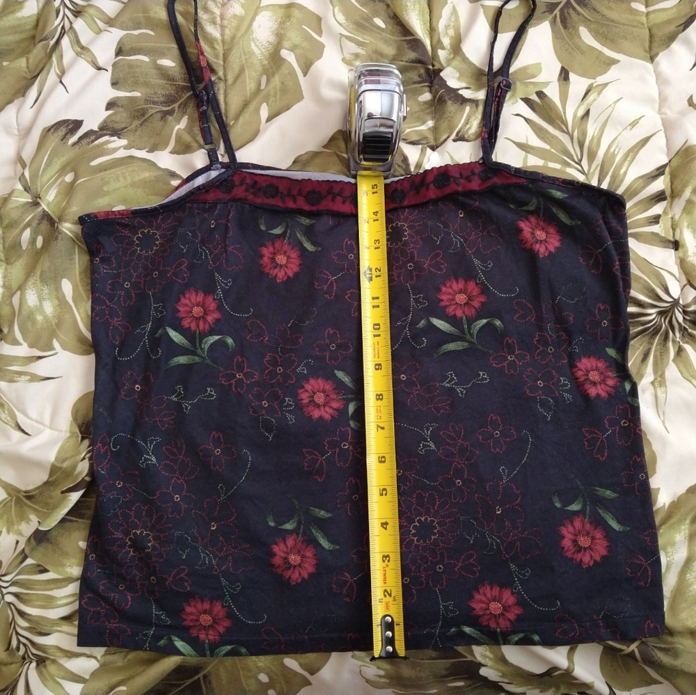 Floral y2k crop top women's M/L - Picture 3 of 4